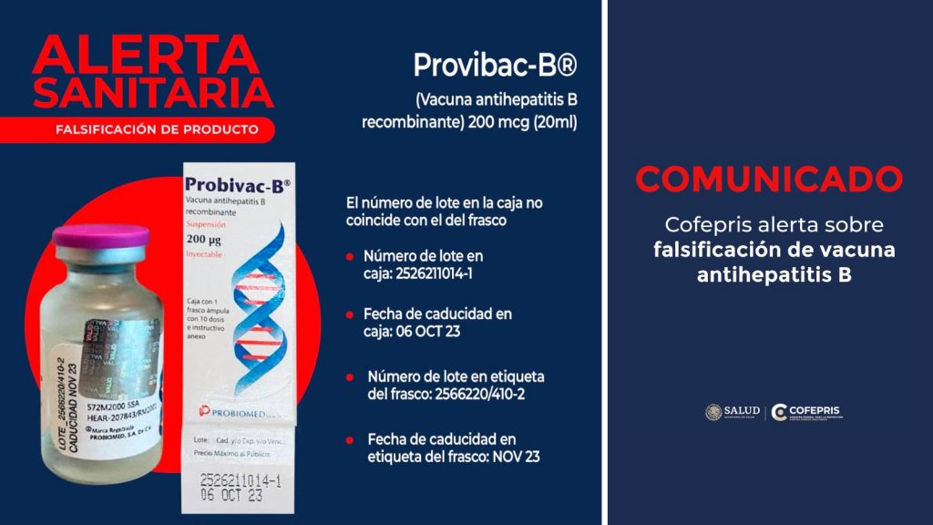 Cofepris Emite Alerta Por Vacuna Falsa Contra Hepatitis B Noticias