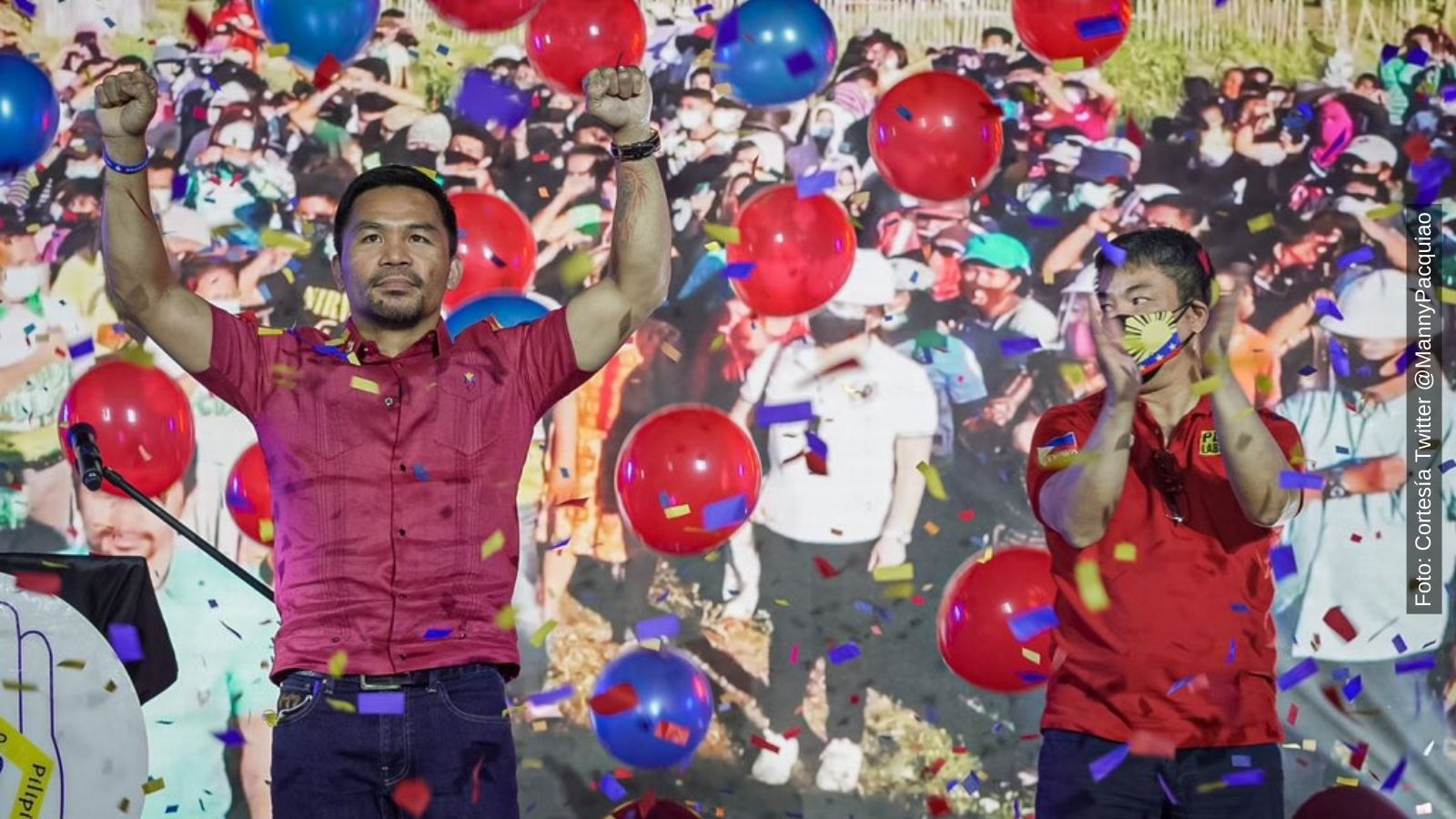 Manny Pacquiao buscará la presidencia de Filipinas en 2022