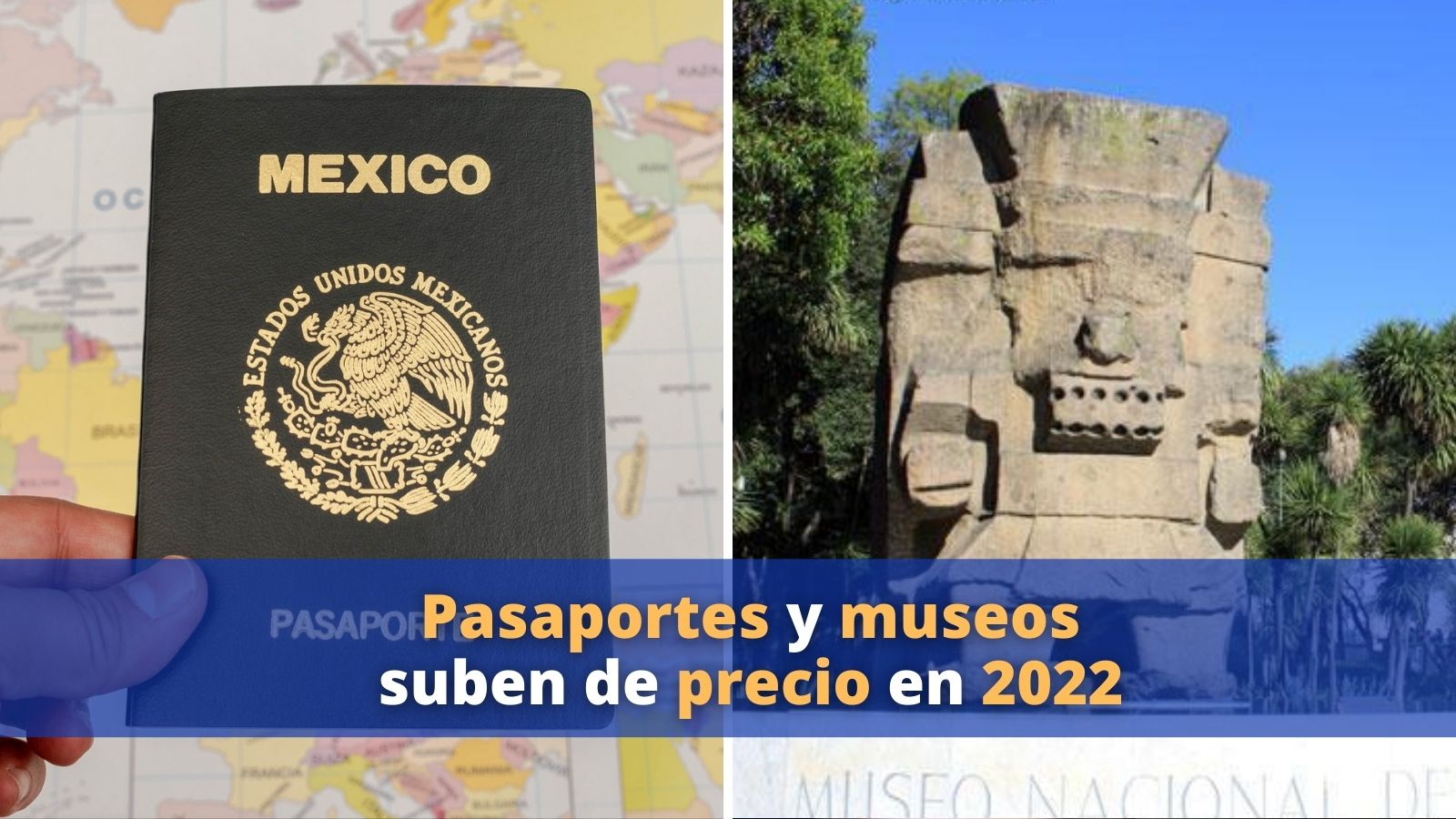Pasaporte y museos subirán de precio en 2022
