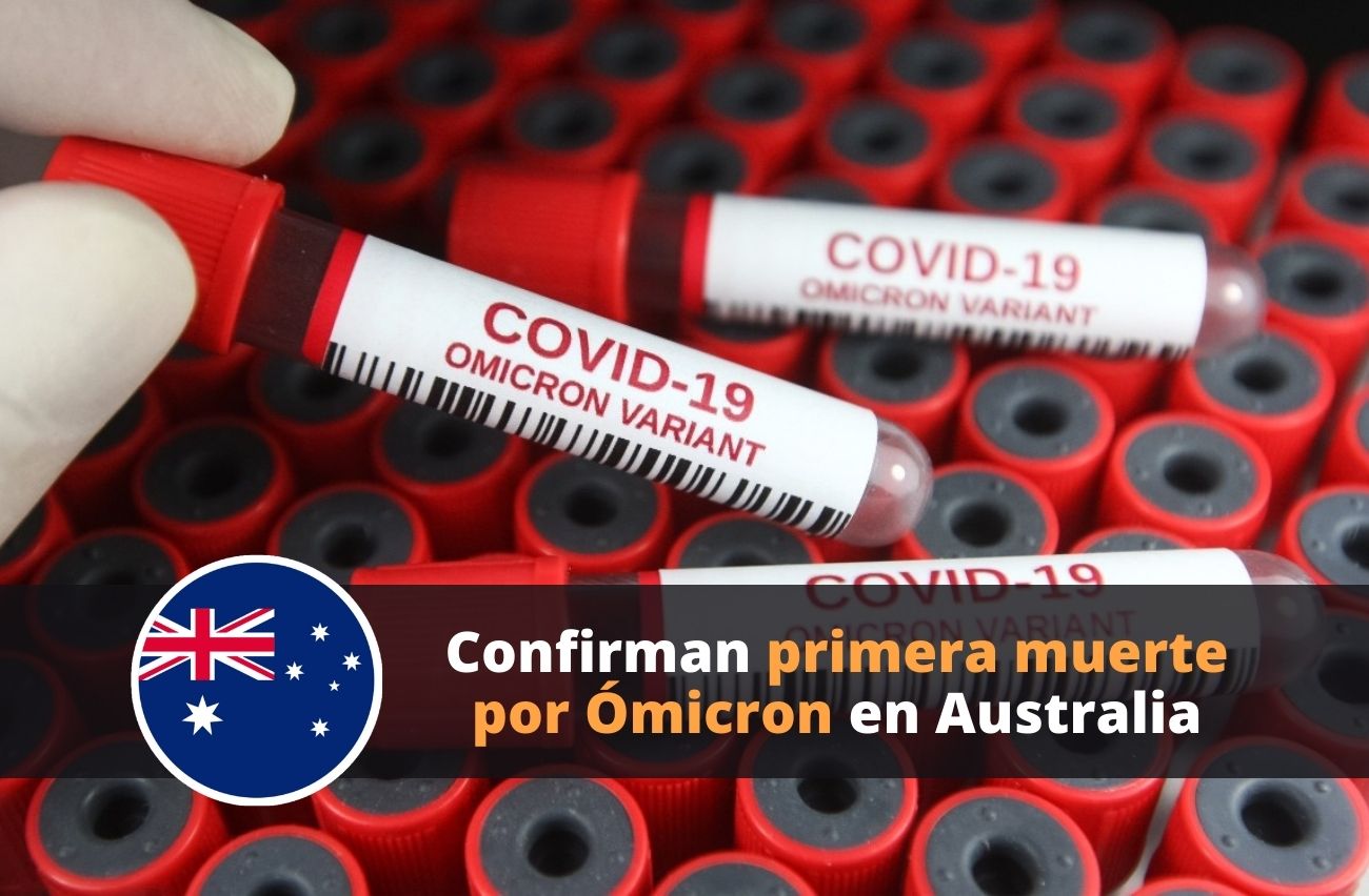 Australia confirma primera muerte por variante Ómicron