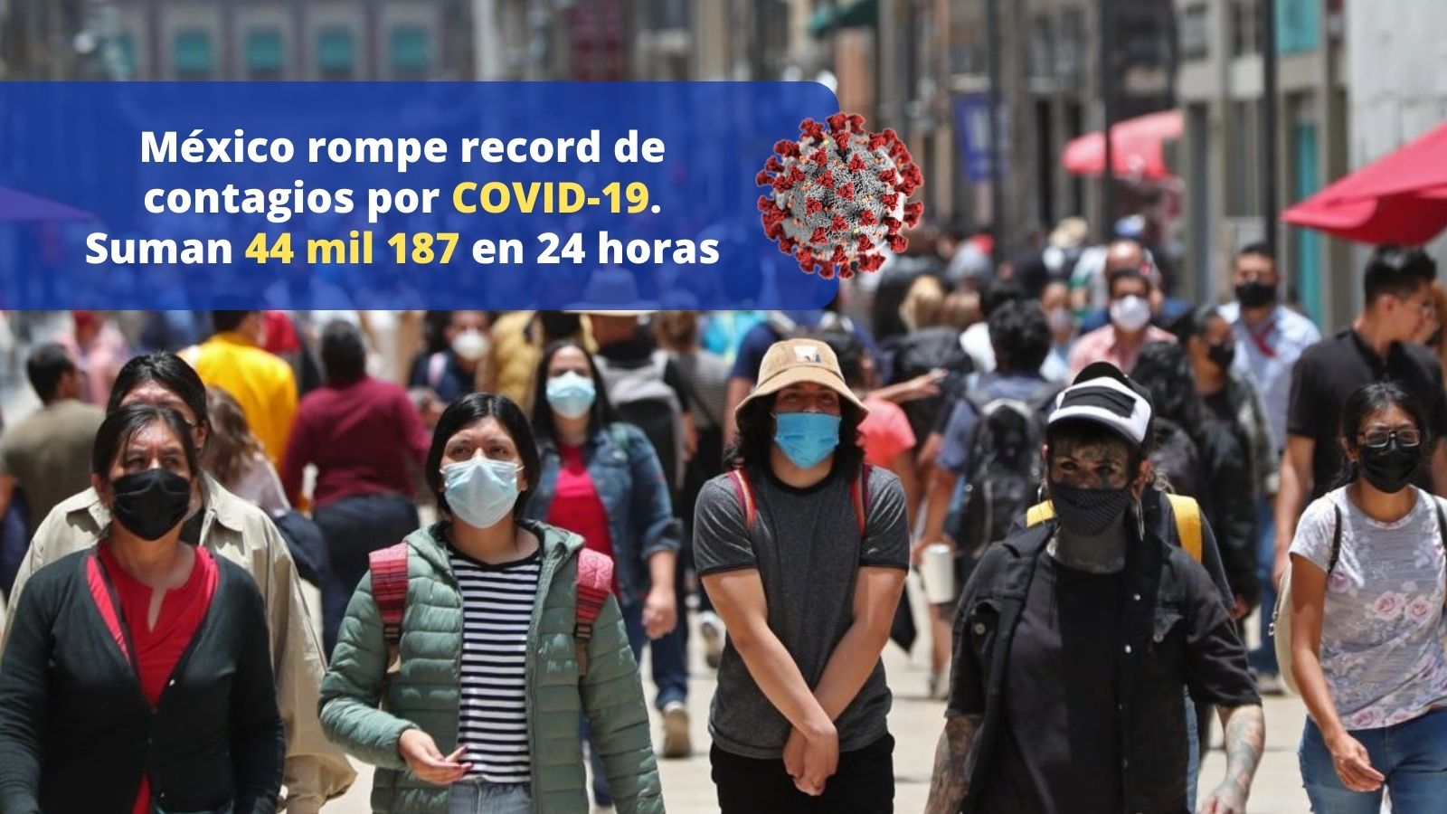 México record contagios COVID-19 en 24 horas