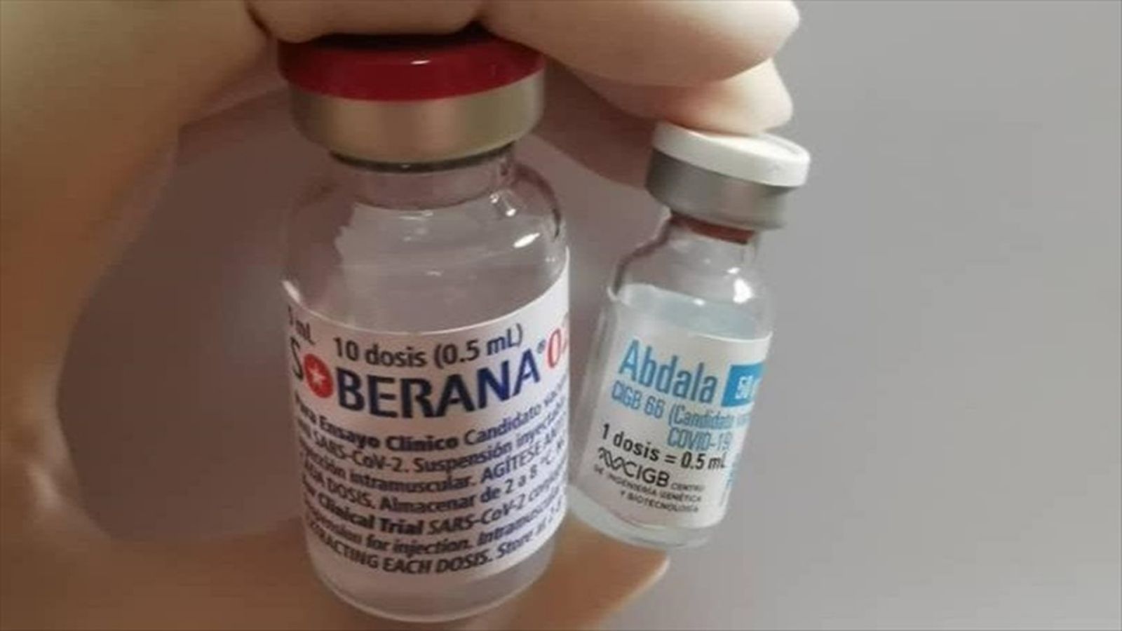 vacunas CUBA COVID-19 Abdala Soberana