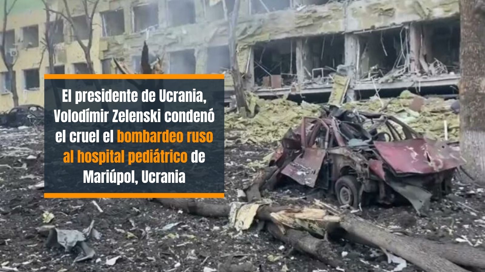 Bombardeo hospital de Mariúpol Ucrania Rusia