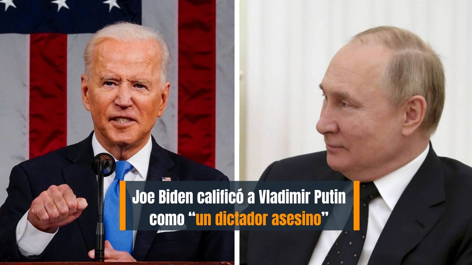 Joe Biden Rusia Vladimir Putin crimen de guerra