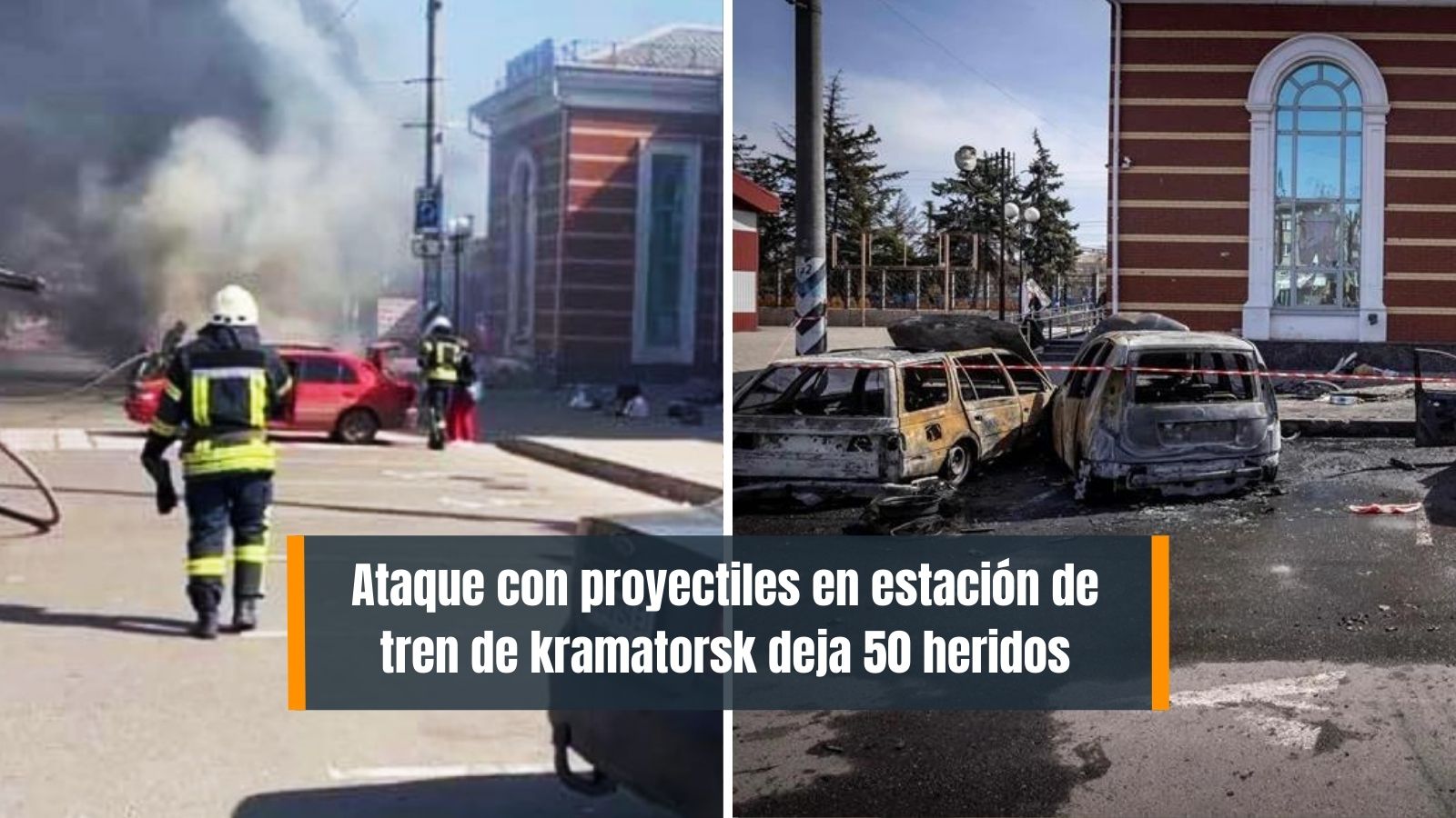 Bombardeo en Estación de trenes de kramatorsk deja 50 muertos