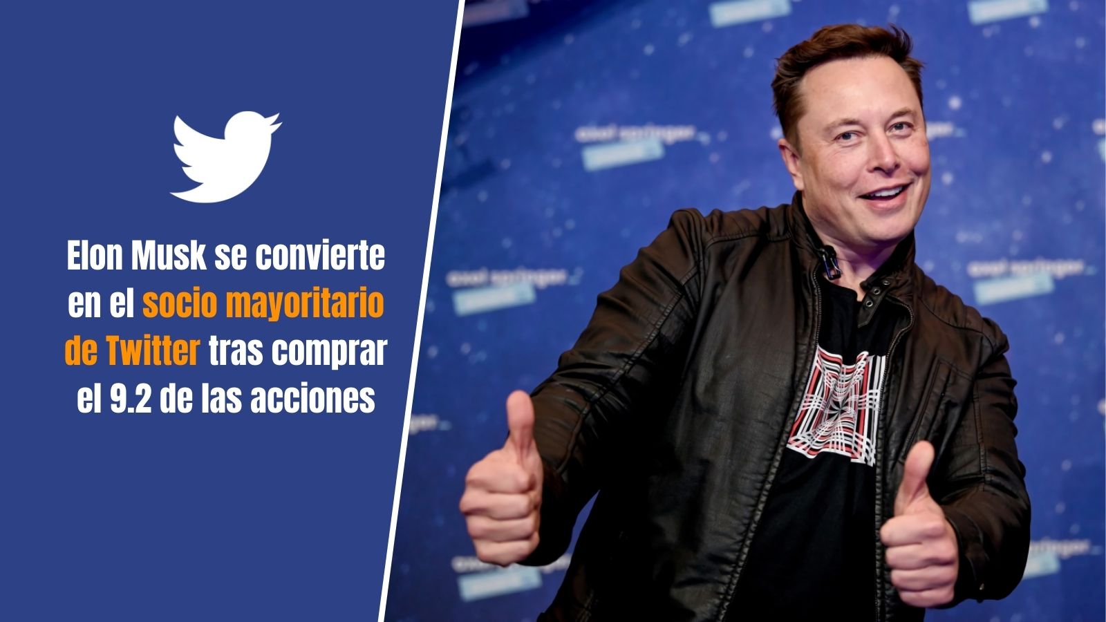 Elon Musk compra 9.2 % de acciones de Twitter (1)