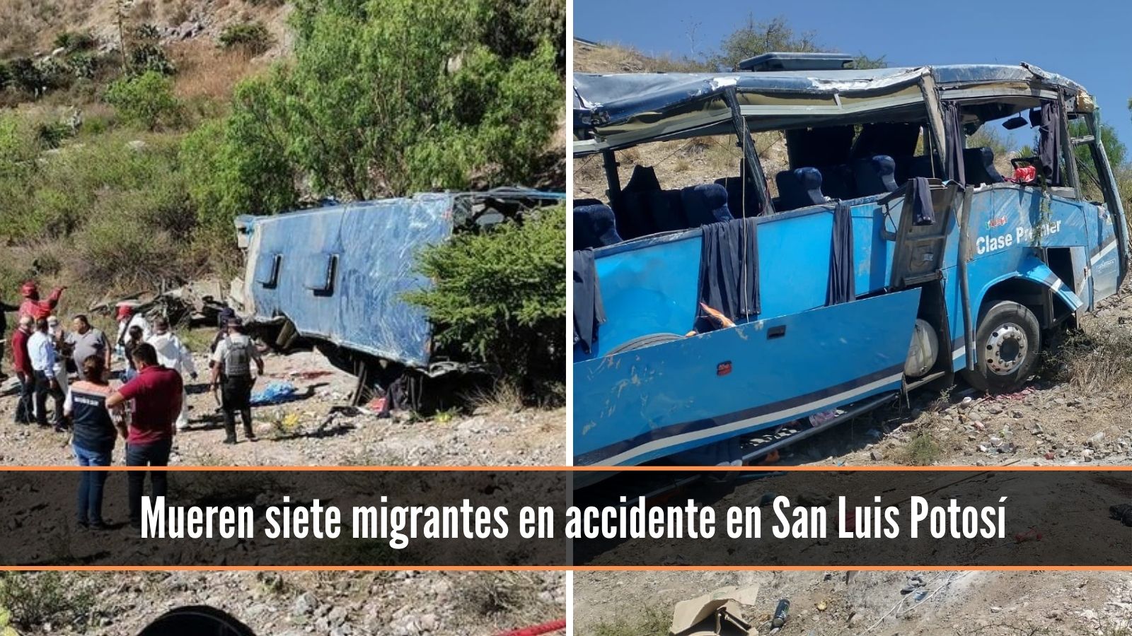 Mueren siete migrantes centroamericanos en San Luis Potosí