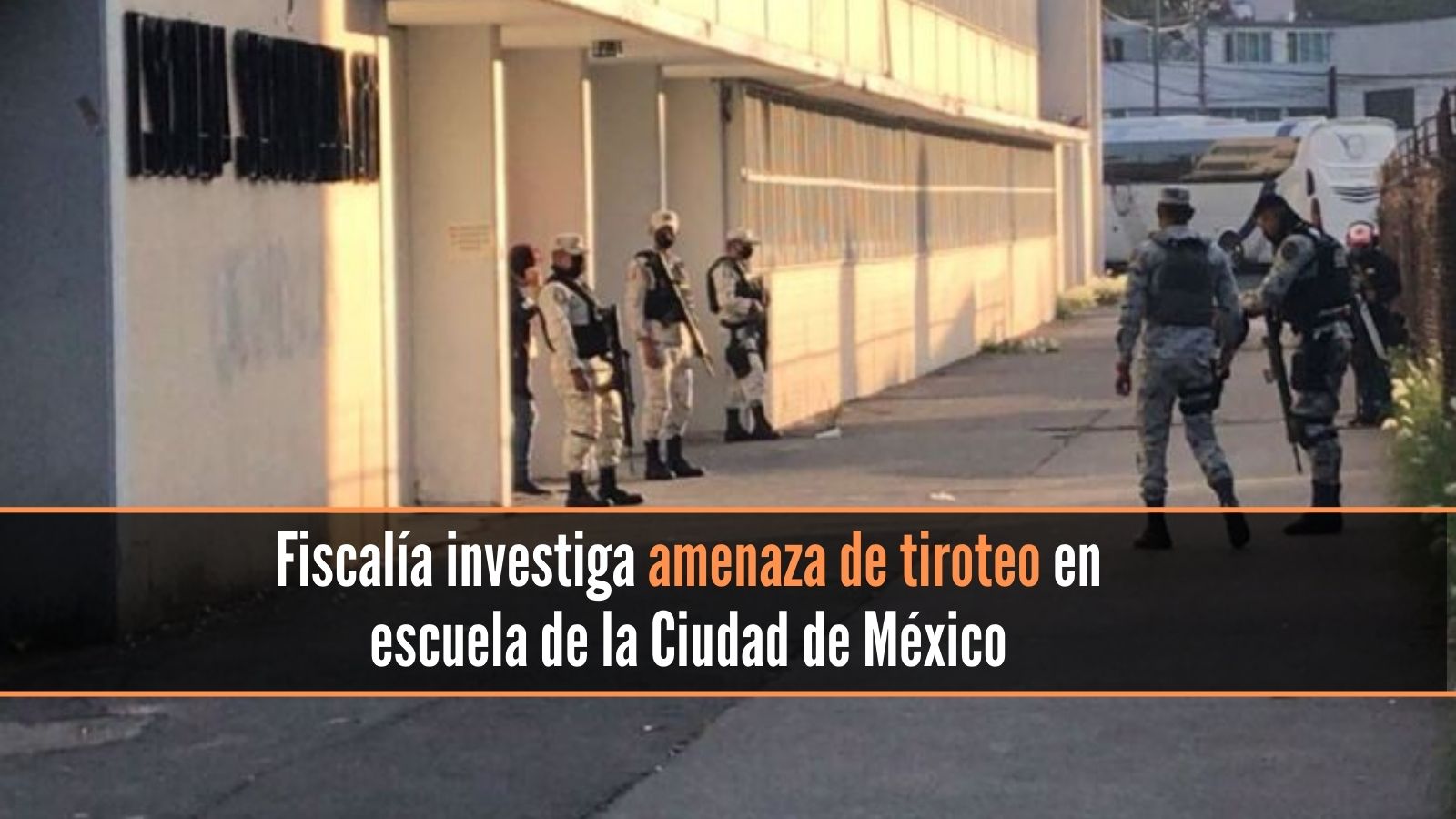 Fiscalía investiga amenaza de tiroteo en escuela de la CDMX