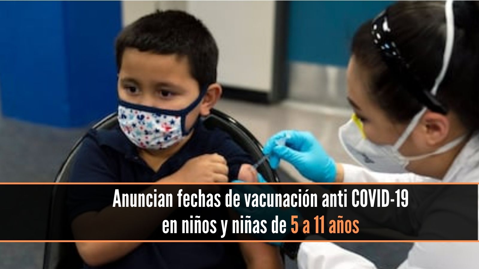 Anuncian fechas de vacunación anti COVID-19 en niños de 5 a 11 años