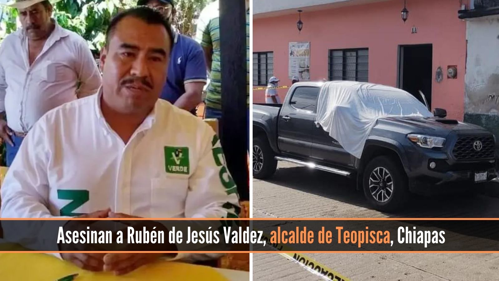 Asesinan a Rubén de Jesús Valdez Díaz, alcalde de Teopisca, Chiapas