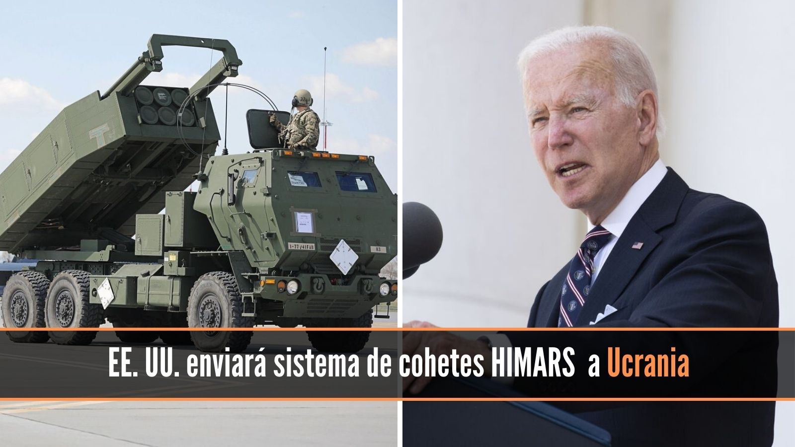 EE. UU. enviará sistemas HIMARS a Ucrania
