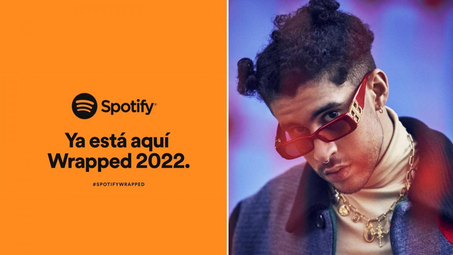 Bad Bunny, el más escuchado en Spotify por tercer año consecutivo