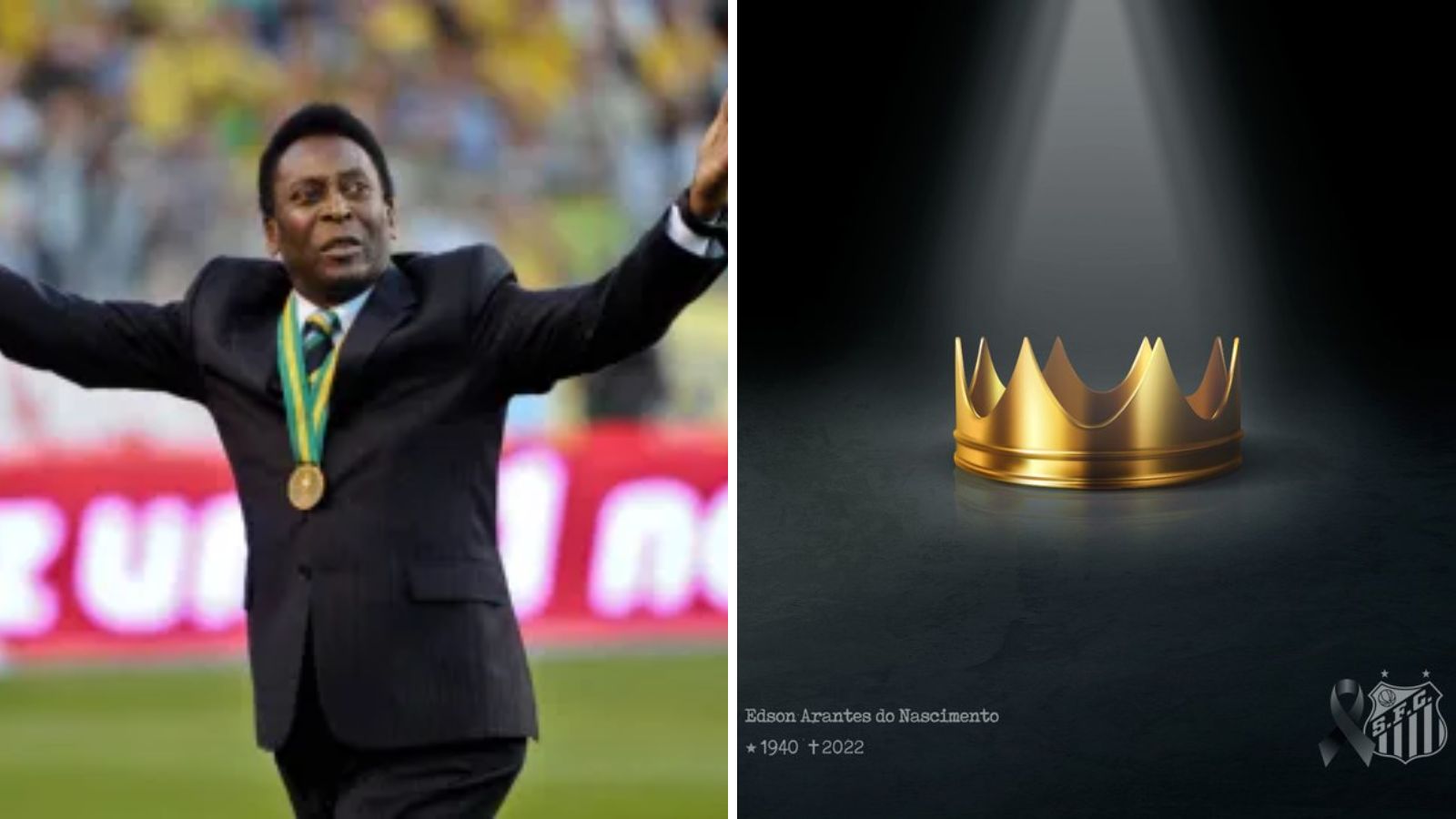 El rey Pelé será velado el lunes 2 de enero