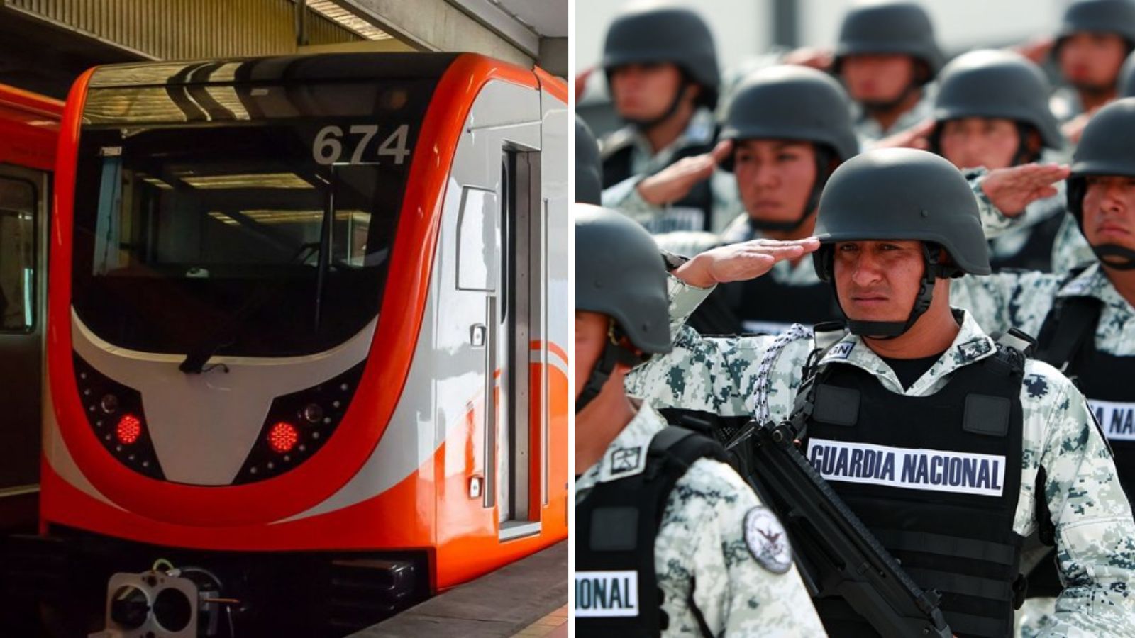 Guardia Nacional custodiará estaciones del Metro CDMX