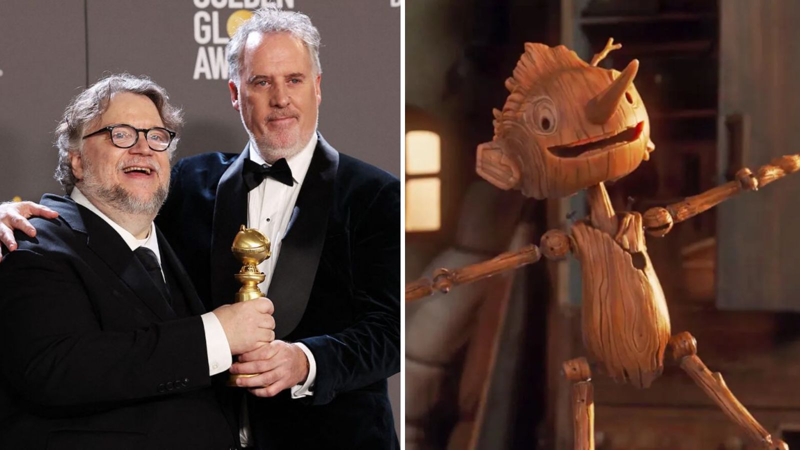 Guillermo del Toro gana Globos de Oro 2023 a Mejor Película animada por Pinocho