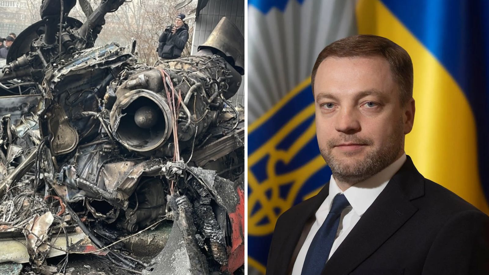 Muere ministro del interior de Ucrania tras desplome de helicópero