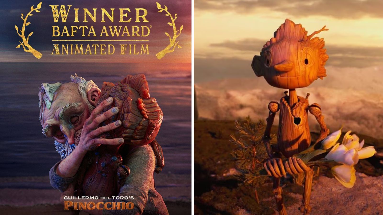 Guillermo del Toro gana premio BAFTA por Pinocho