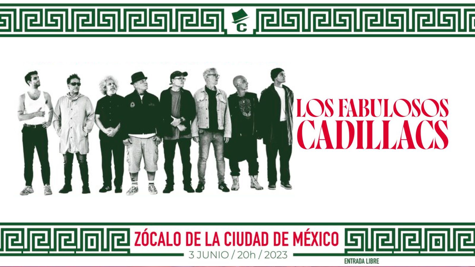 Los Fabulosos Cadillacs darán concierto en el Zócalo, CDMX