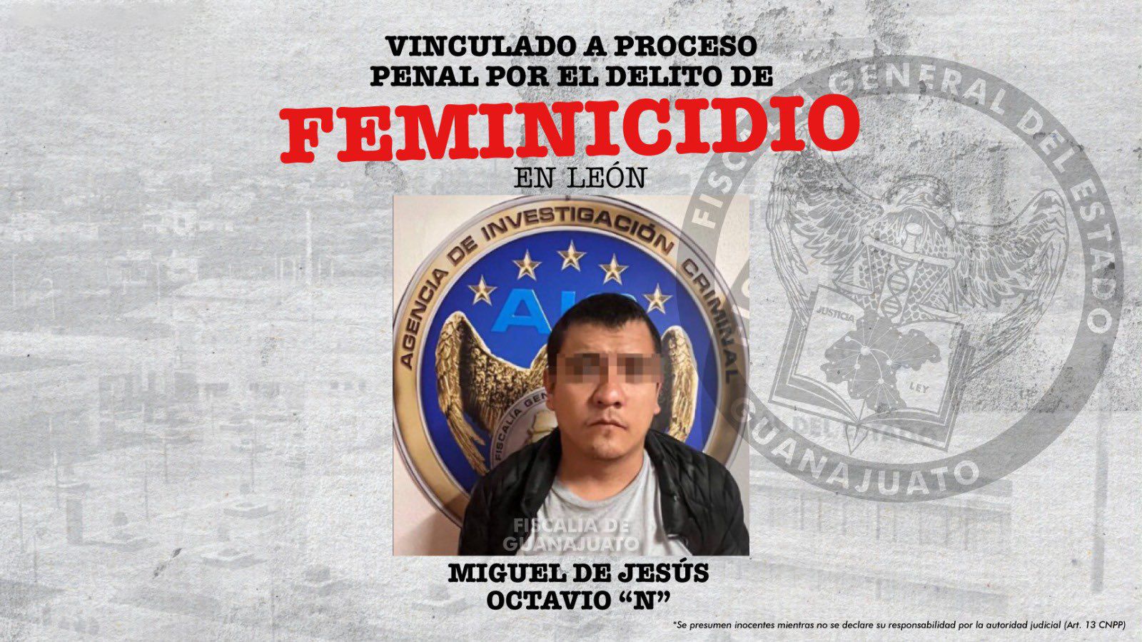 Vinculan a proceso a Miguel ‘N’ por feminicidio de Milagros