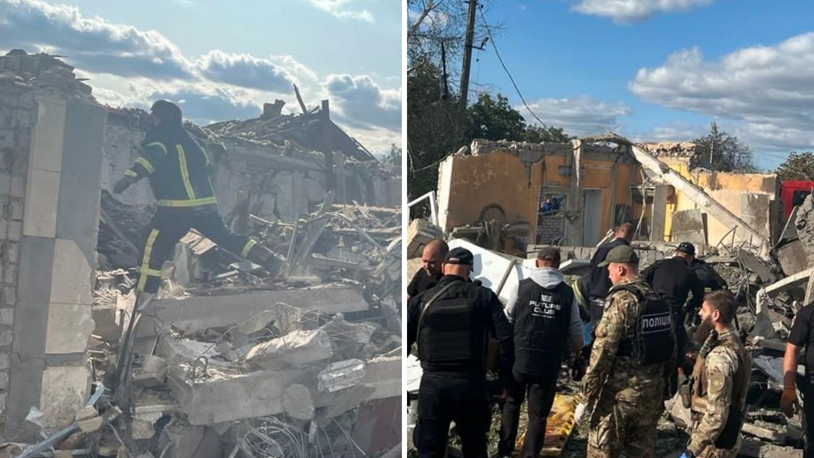 Bombardeo de Rusia a cafetería en Ucrania deja 51 muertos