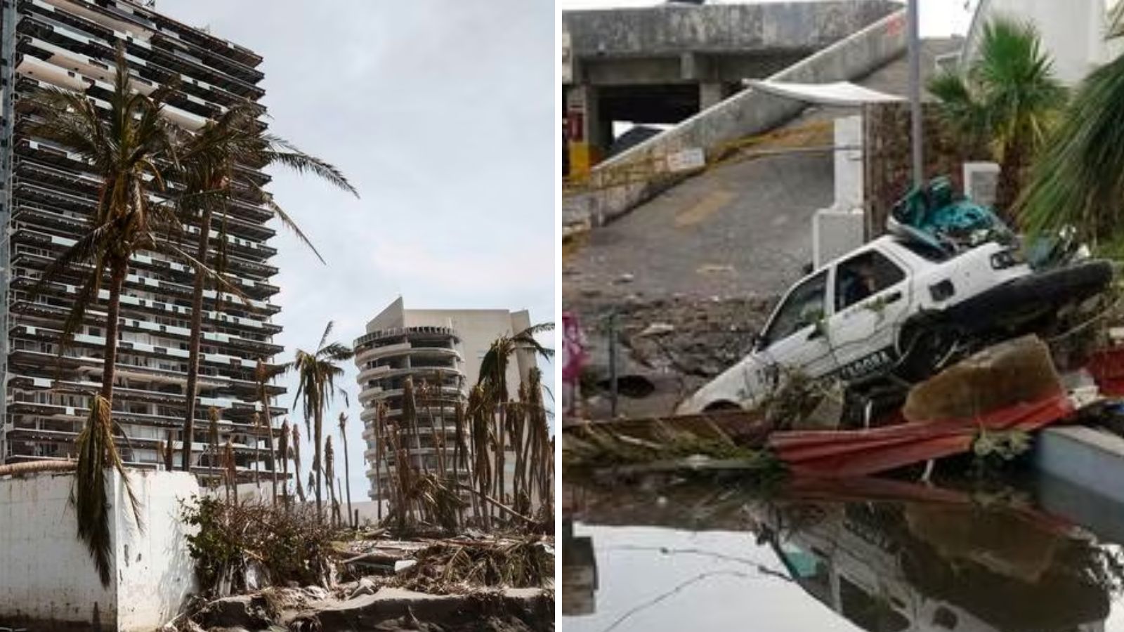 Huracán Otis- Suman 45 muertos y 47 desaparecidos en Acapulco
