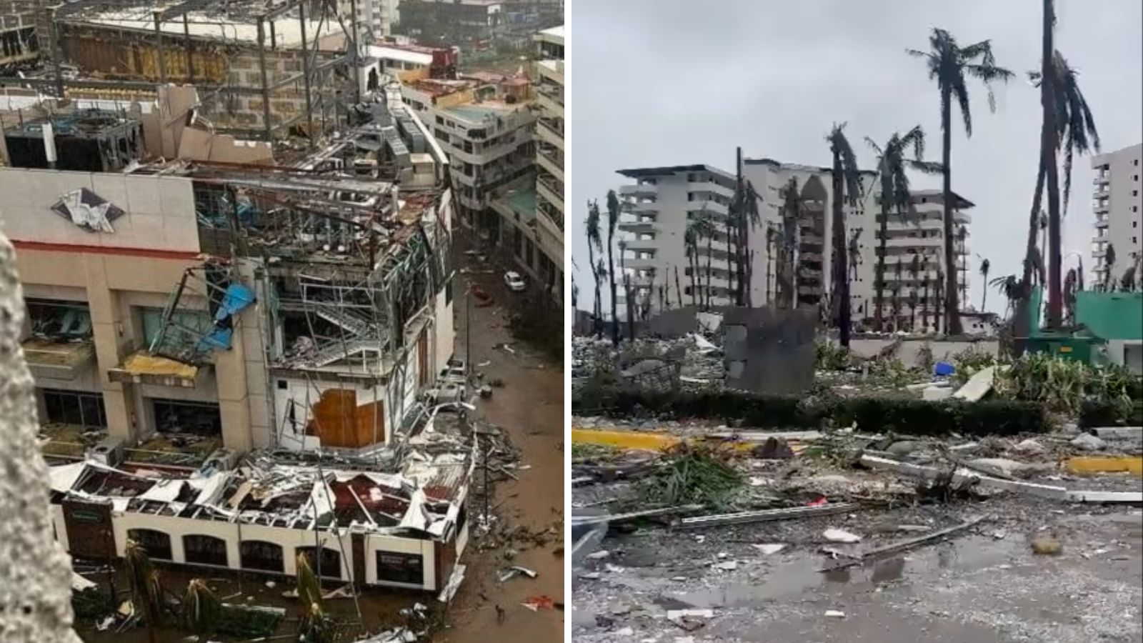 Suman 27 muertos por huracán Otis en Guerrero