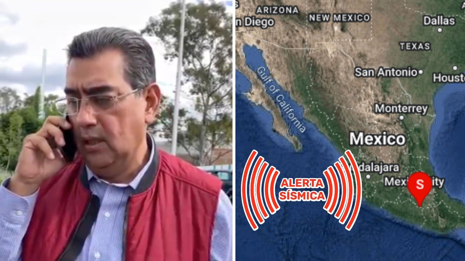 Se registra sismo de 5.7 grados con epicentro en Puebla