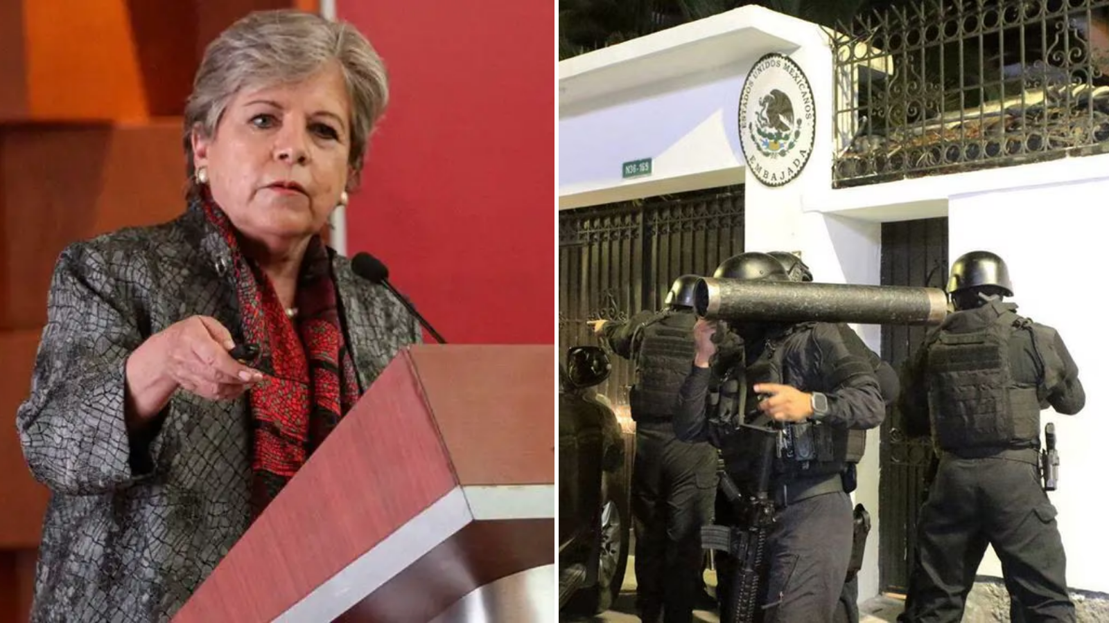 México denunciará con la ONU ataque a su embajada en Ecuador