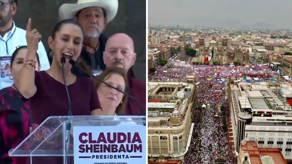 Sheinbaum Cierra Campaña Presidencial En El Zócalo Cdmx Noticias Radiorama 9450