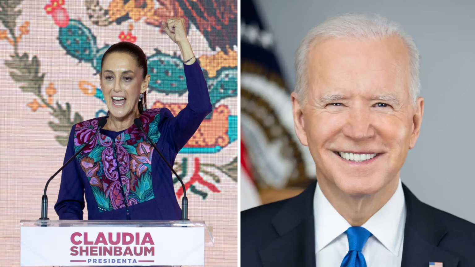 Biden Y Otros Mandatarios Felicitan A Sheinbaum Por Su Victoria