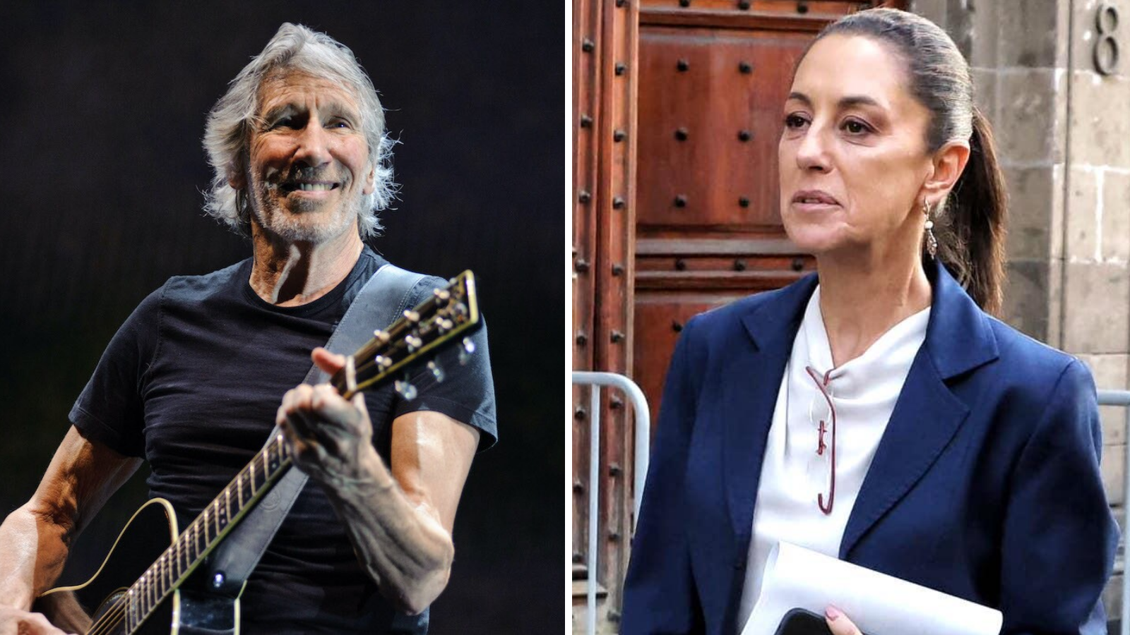 Roger Waters, ex de Pink Floyd, felicita Sheinbaum por su victoria