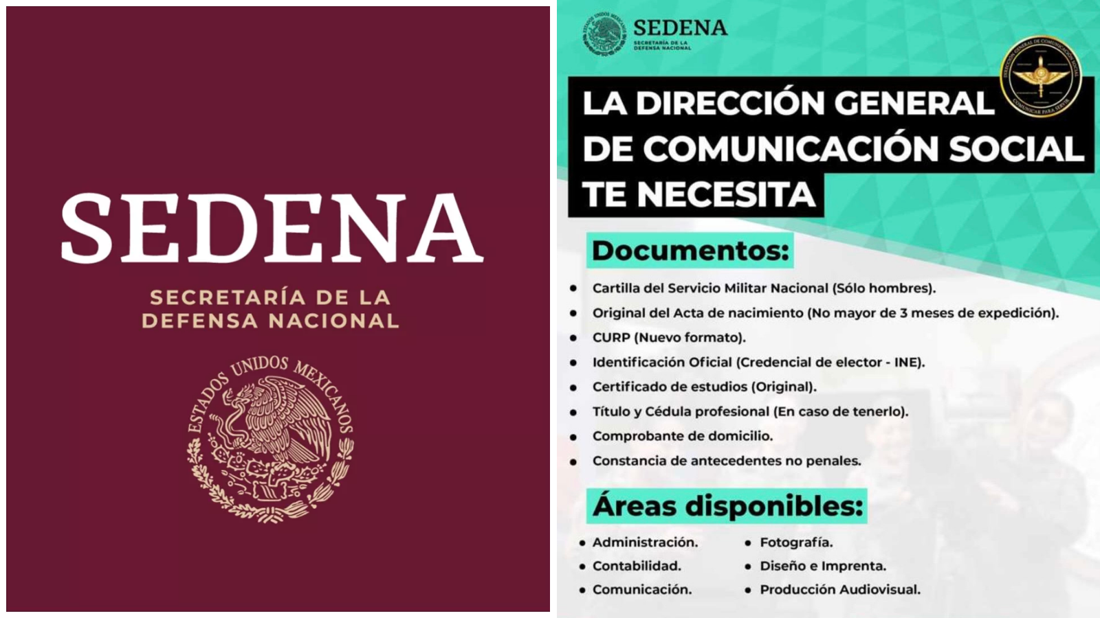 Sedena Bolsa de trabajo vacantes