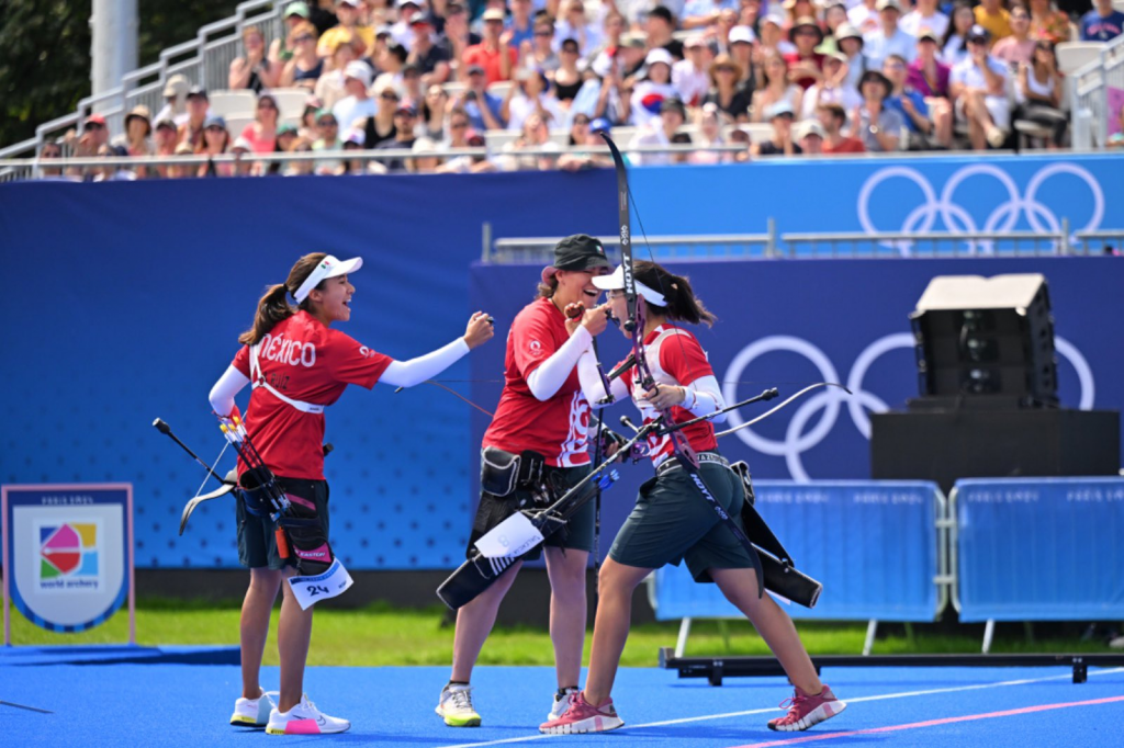 Tiro con arco femenil se queda con el bronce en Paris 2024