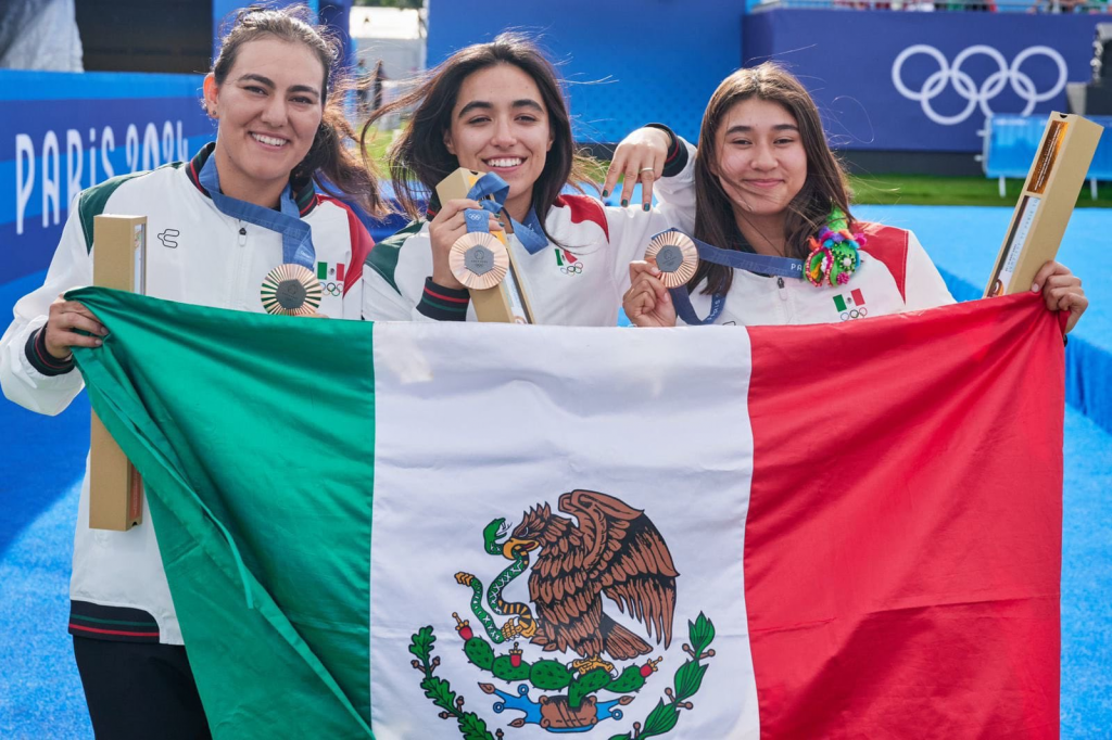 Tiro con arco femenil se queda con el bronce en Paris 2024