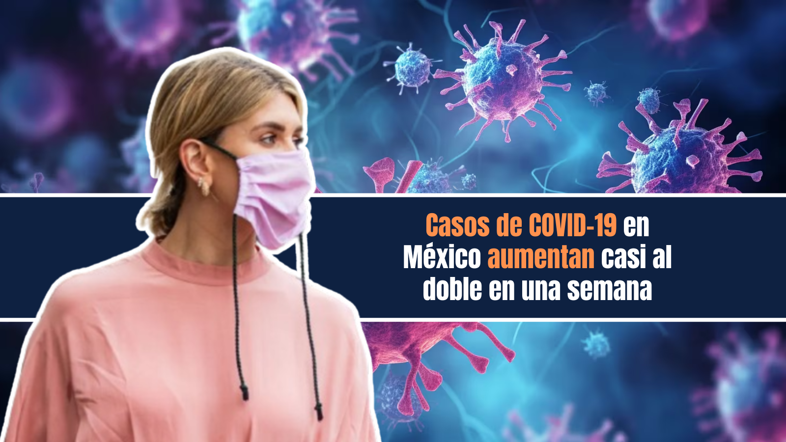 Casos por COVID-19 aumentan casi el doble en México