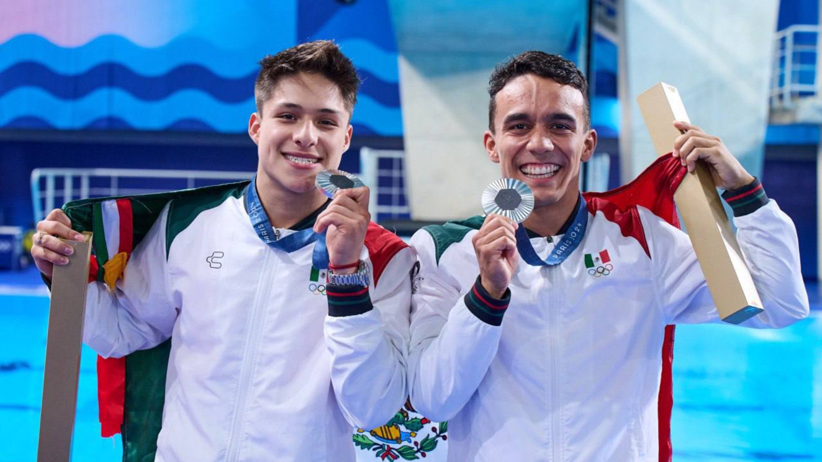 Osmar Olvera y Juan Celaya ganan medalla de plata en Paris 2024