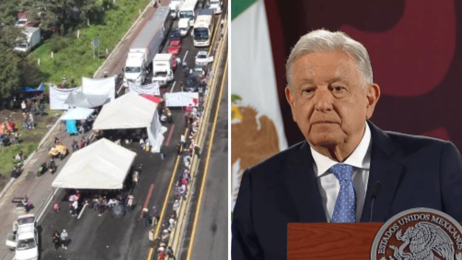 habrá pago justo por la construcción de la México Puebla AMLO