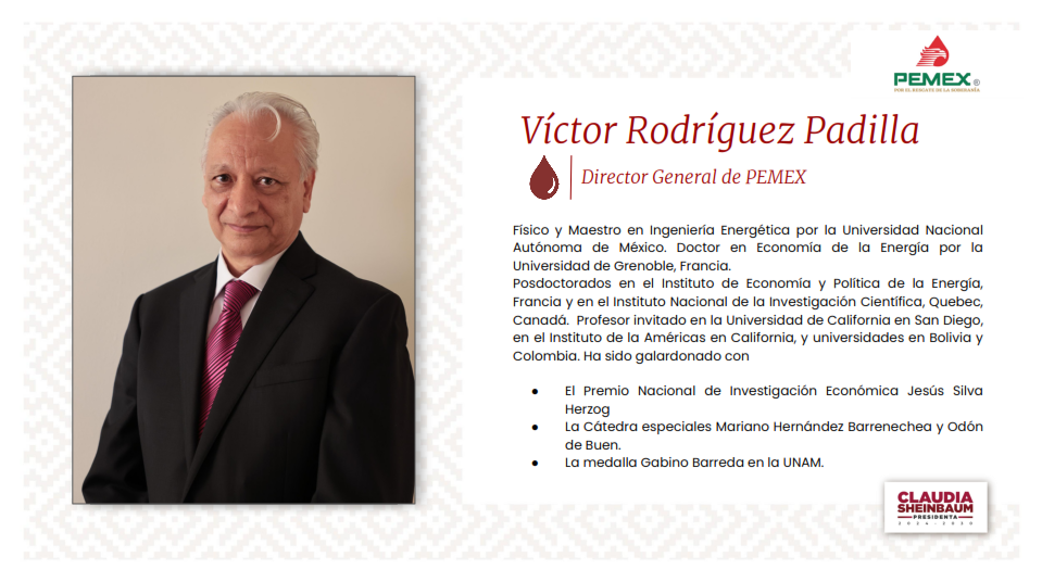 Víctor Rodríguez Padilla Pemex
