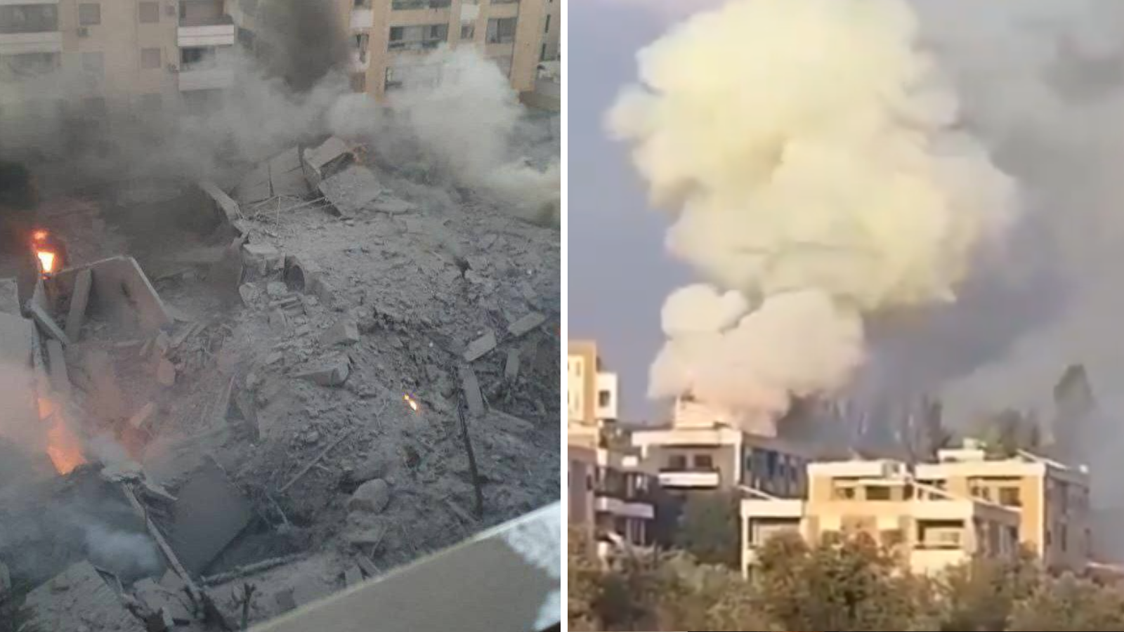 Israel bombardea el cuartel central de Hezbolá en Beirut