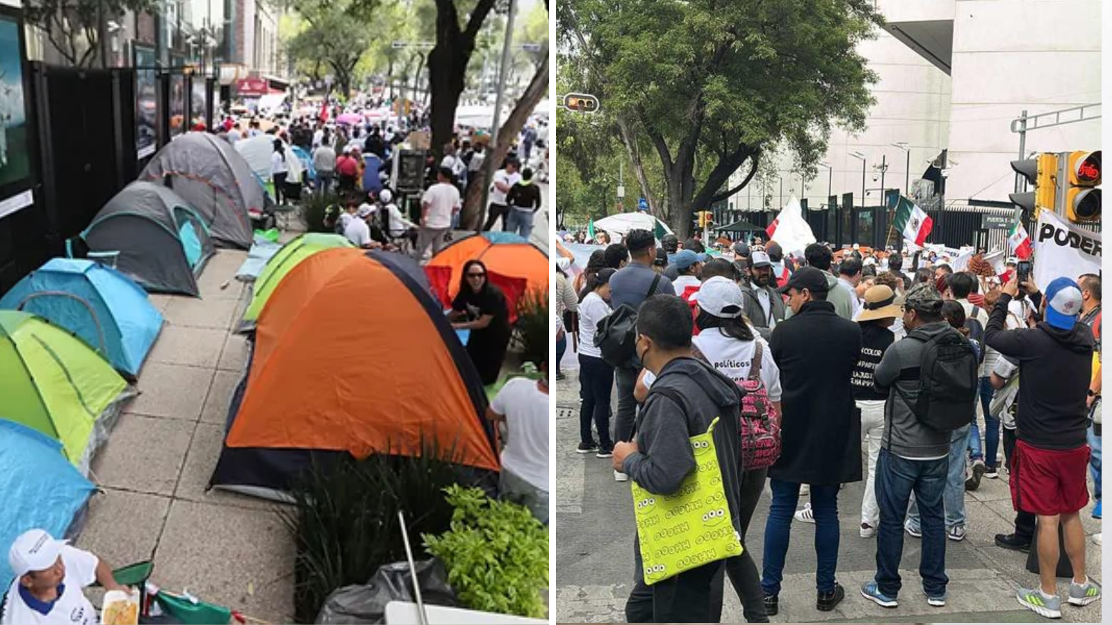 Protesta vs. Reforma Judicial seguirá hasta investidura de Sheinbaum