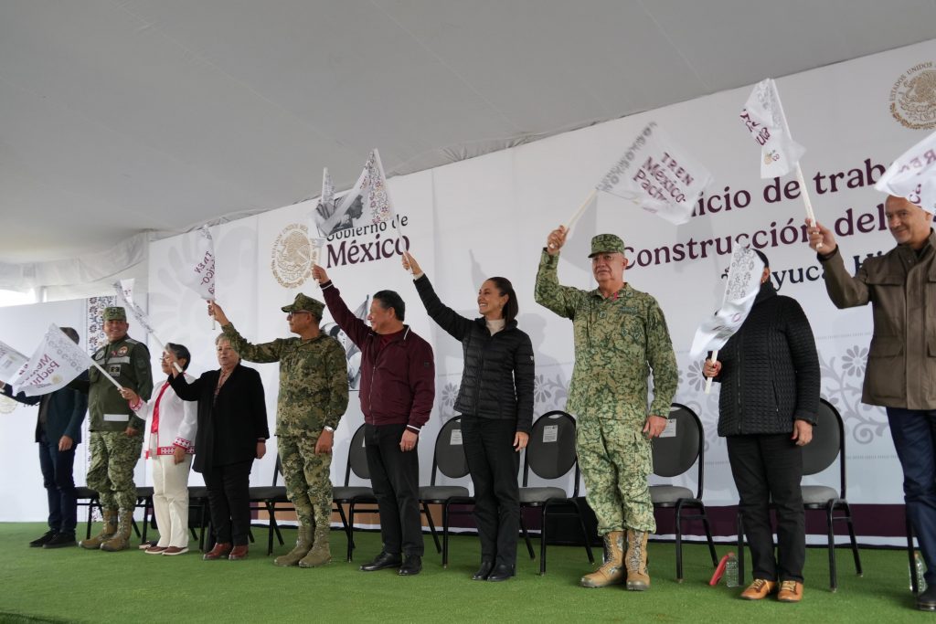 Sheinbaum da inicio a la construcción del tren México-Pachuca