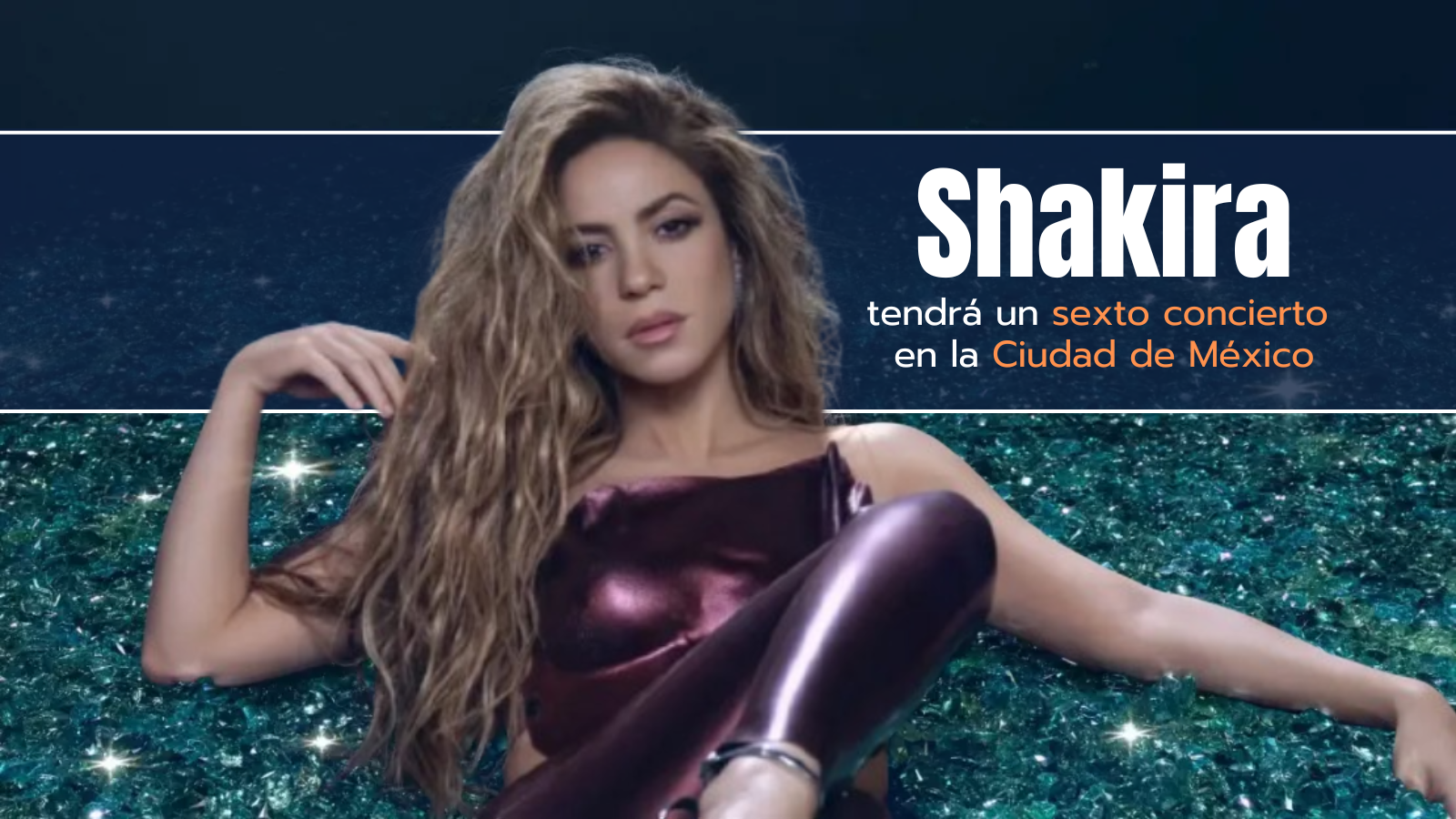 Shakira anuncia sexto concierto en la Ciudad de México