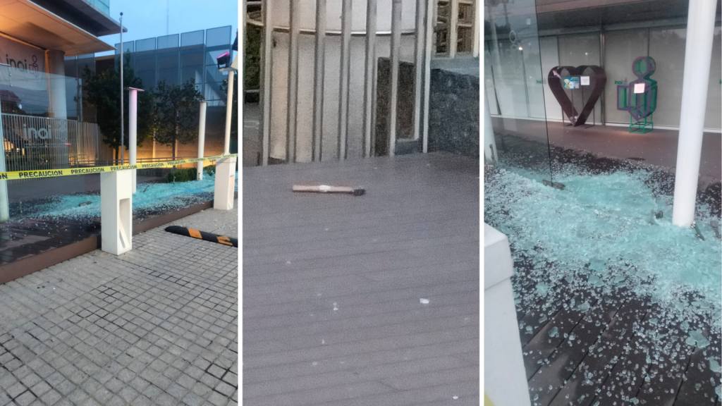 Vandalizan instalaciones del INAI en la CDMX