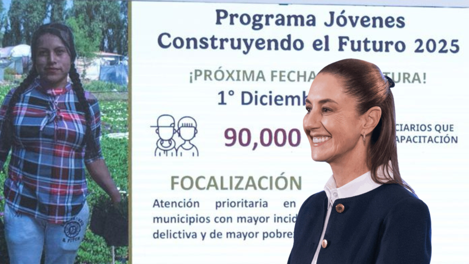 Anuncian programa Jóvenes Construyendo el Futuro 2025