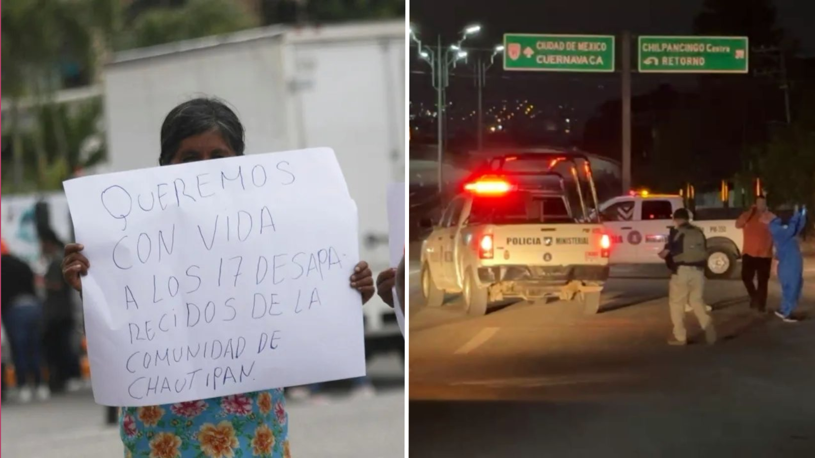 Hallan 11 cuerpos sin vida abandonados en una camioneta en Guerrero