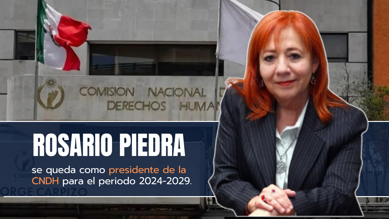 Rosario Pierda Ibarra es reelegida como titular de la CNDH