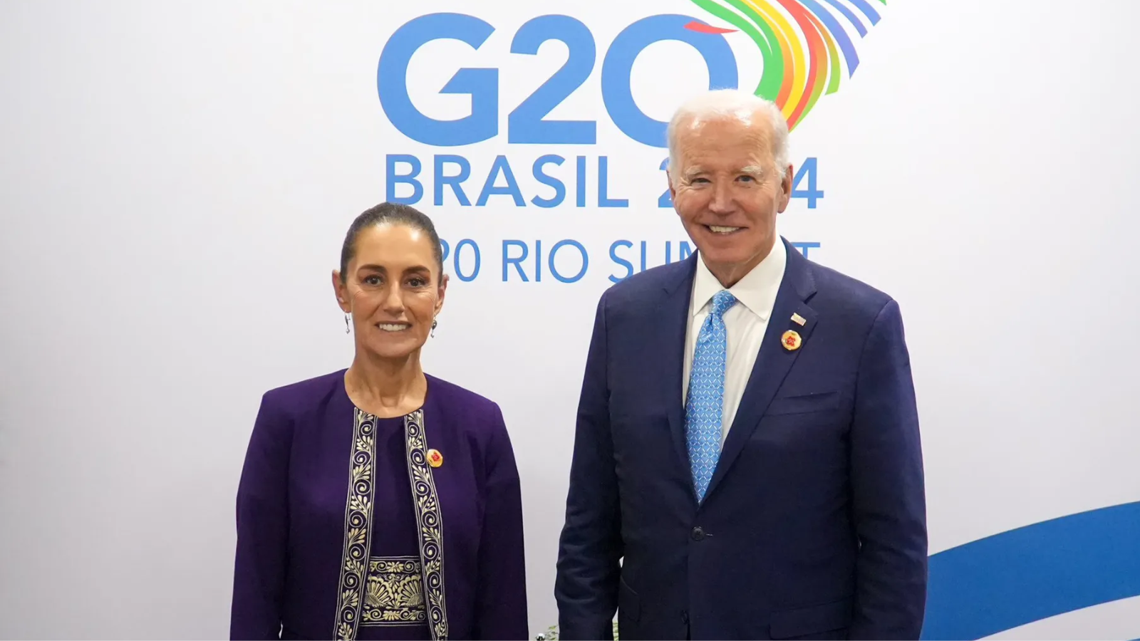 Sheinbaum Biden G20