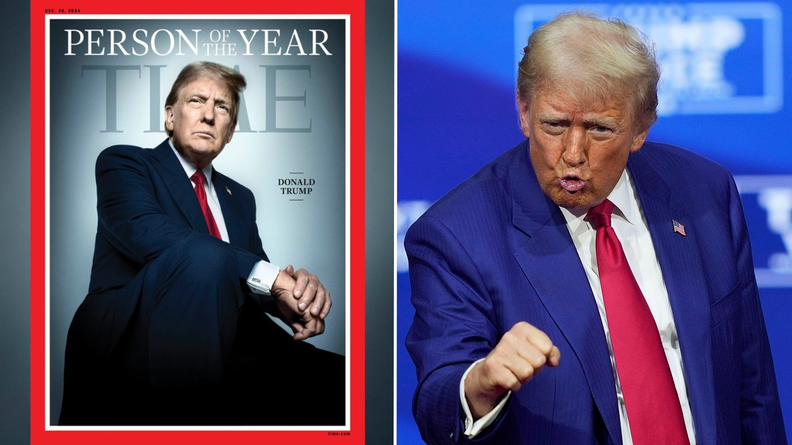 Donald Trump es nombrado Persona del año por la revista Time