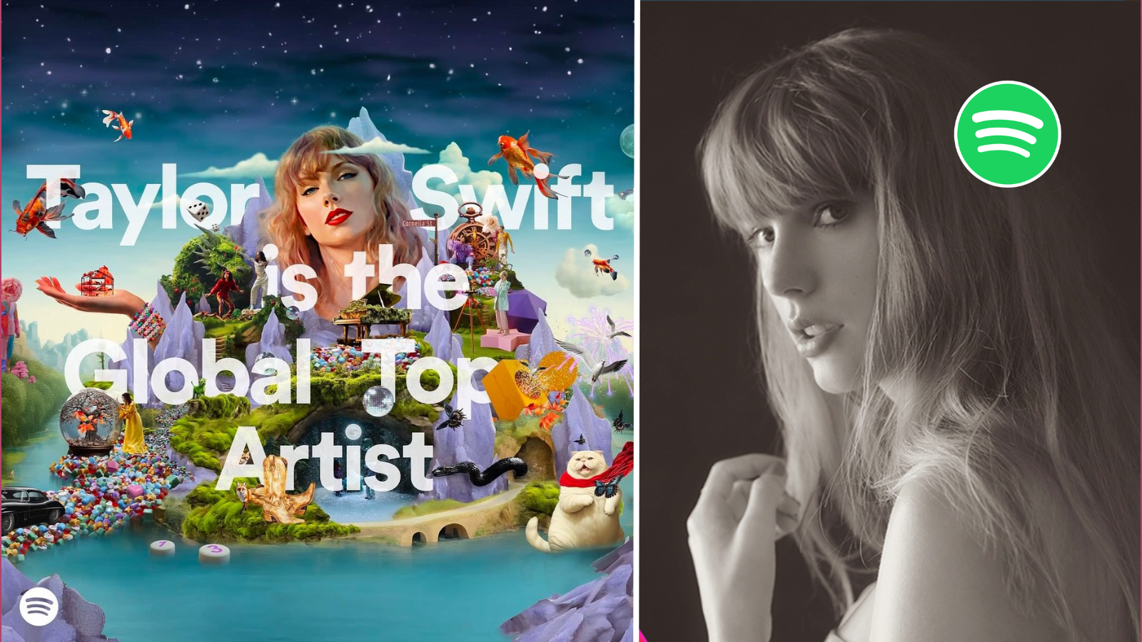 Taylor Swift vuelve a ser la artista más escuchada en Spotify