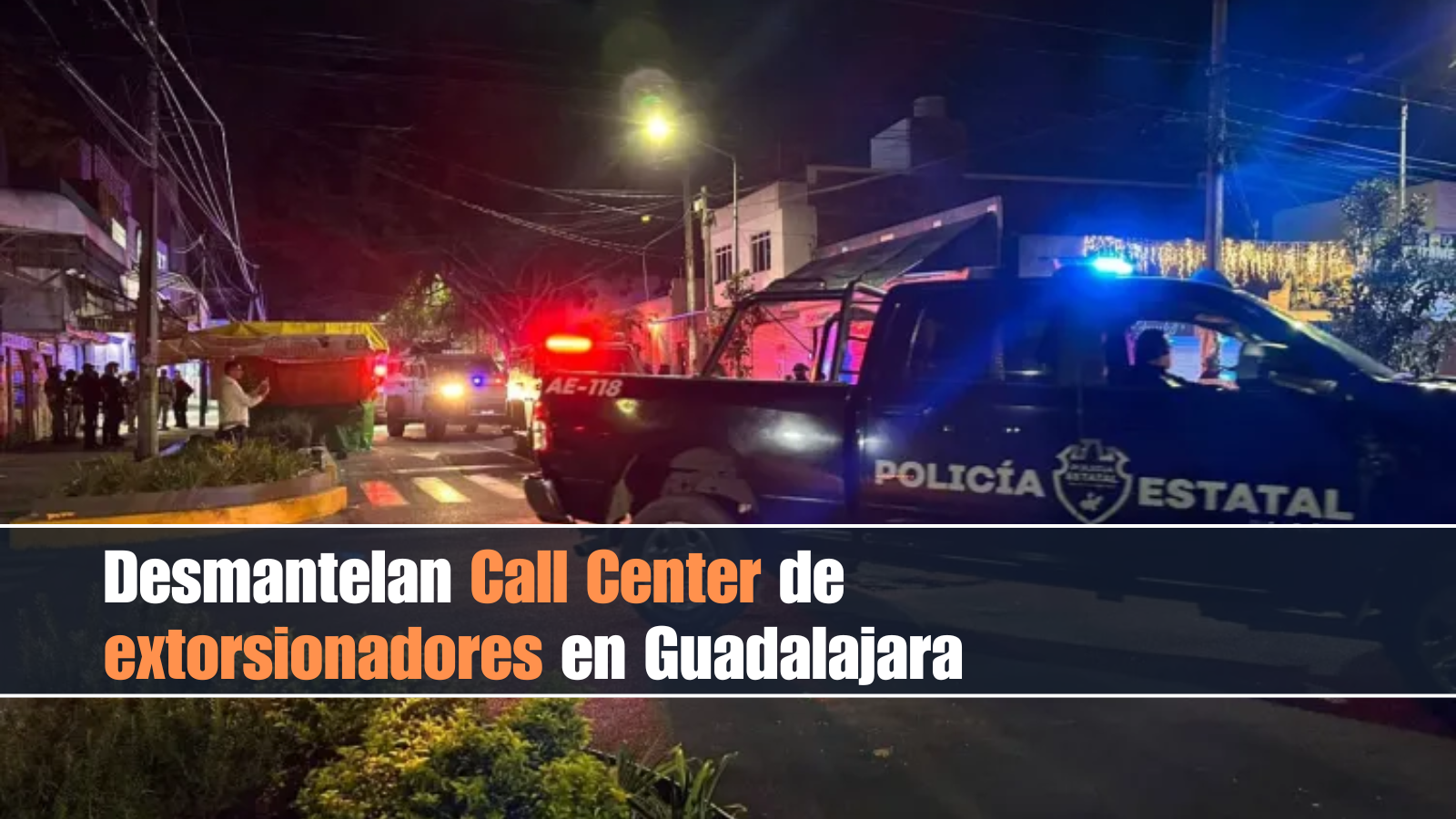 Desmantelan Call Center de extorsionadores en Guadalajara